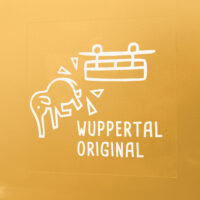 Tuffi Wuppersprung Aufkleber Transparent